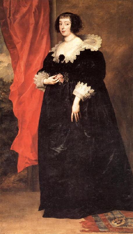 Anthony Van Dyck Portrait of Marguerite of Lorraine,Duchess of Orleans China oil painting art